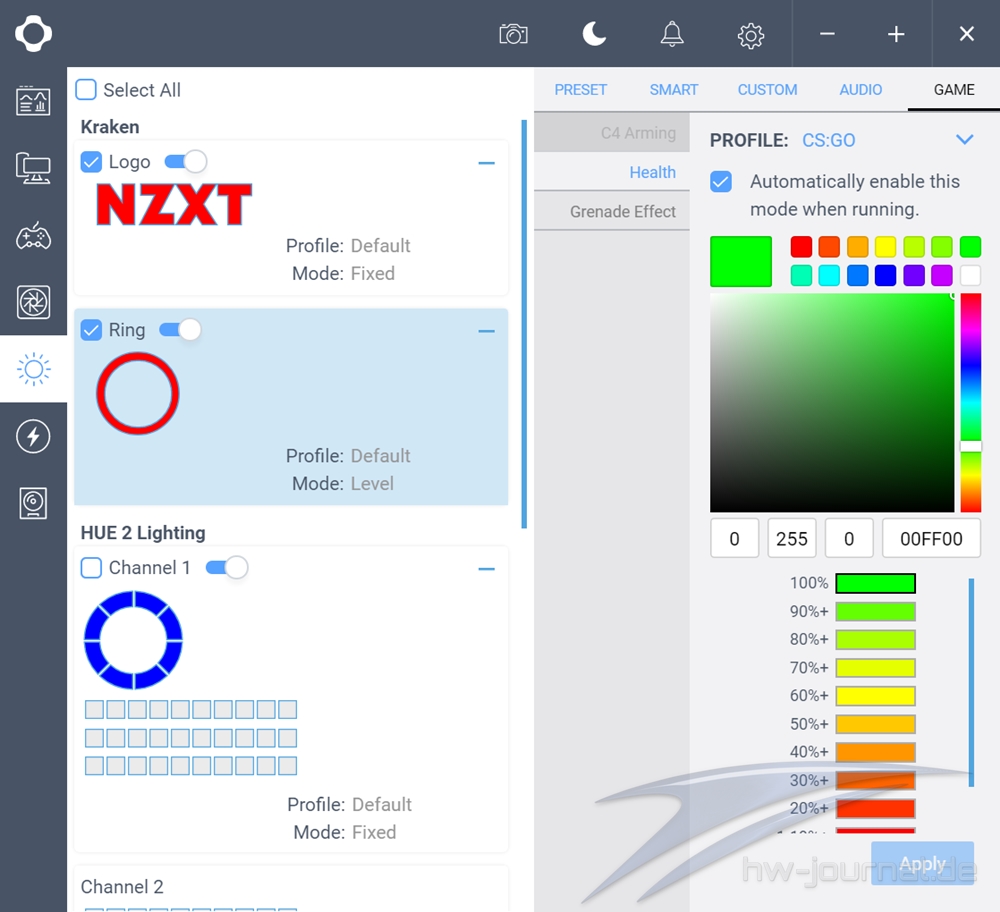 NZXT CAM Software 55