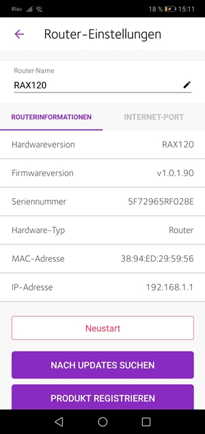 Netgear Nighthawk App RAX120 22