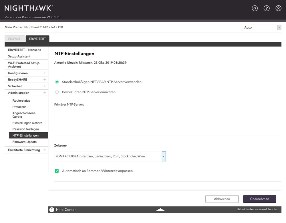 Netgear RAX120 GUI 31