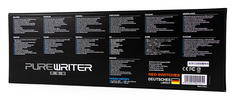 Sharkoon Pure Writer RGB 4