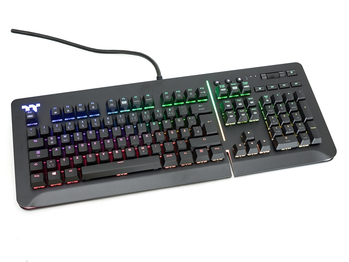 Thermaltake Level 20 RGB Mechanicla Keyboard Black Speed Silver 24k
