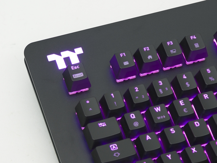 Thermaltake Level 20 RGB Mechanicla Keyboard Black Speed Silver 28k