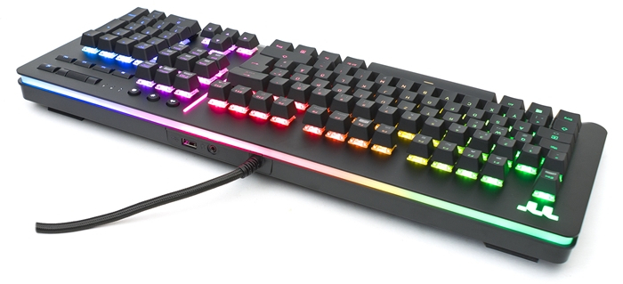 Thermaltake Level 20 RGB Mechanicla Keyboard Black Speed Silver 33k