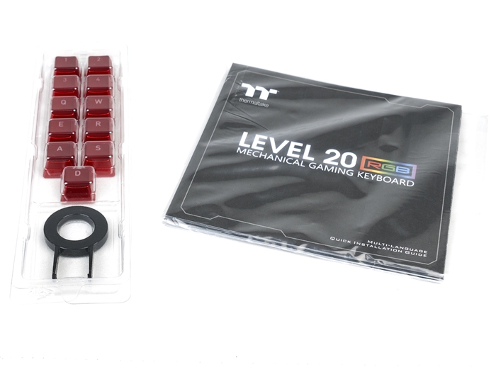 Thermaltake Level 20 RGB Mechanicla Keyboard Black Speed Silver 1k