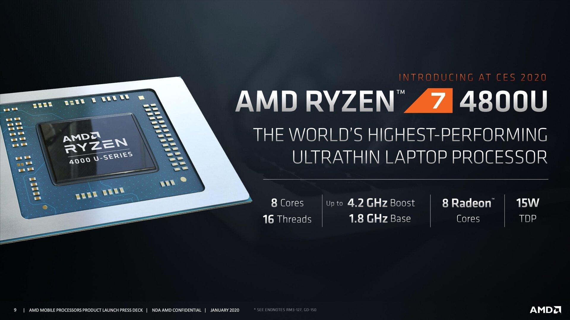 AMD Ryzen 4000 Mobile Renoir 5