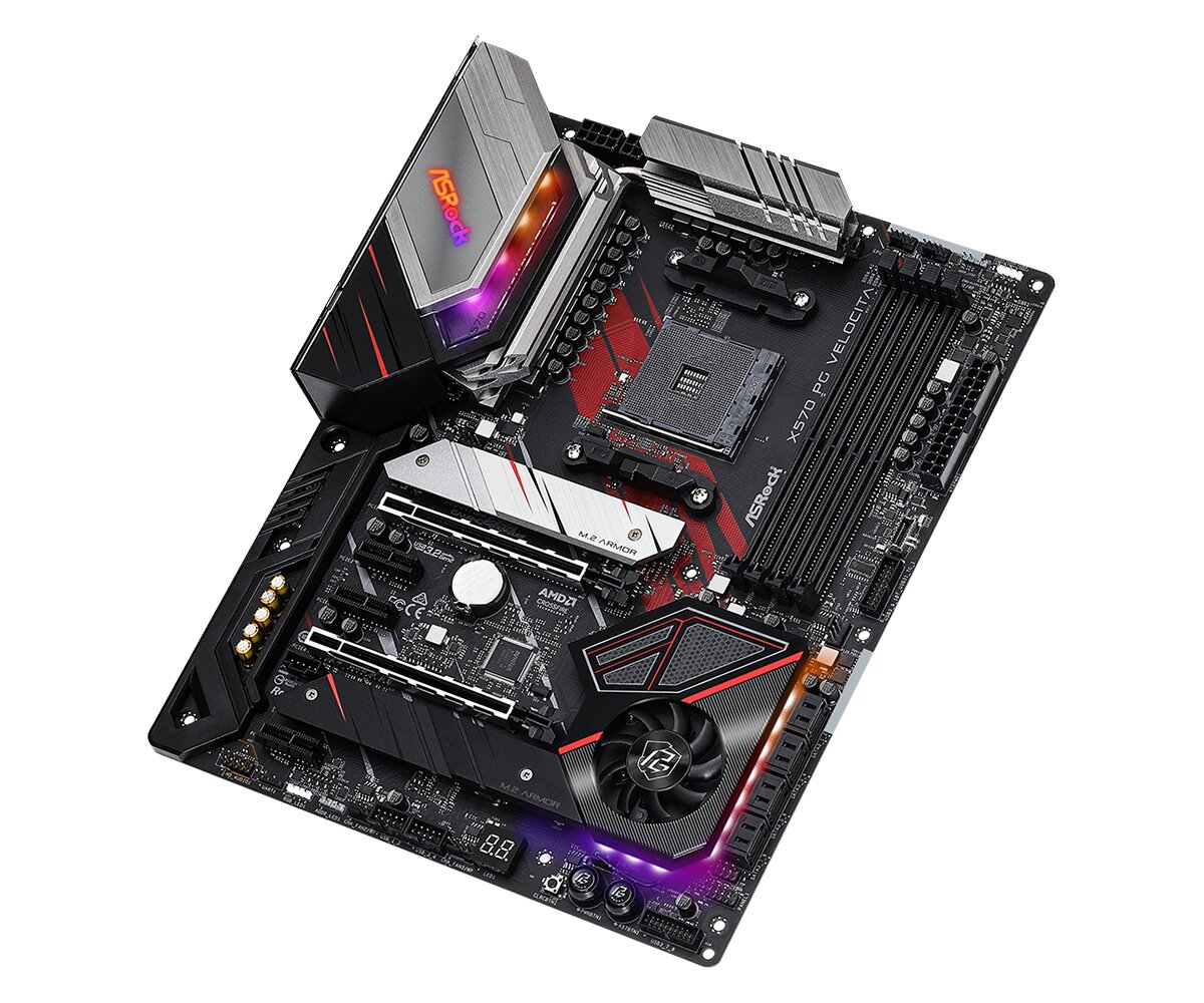 ASRock X570 PG Velocita Mainboard AMD Ryzen Vermeer 01