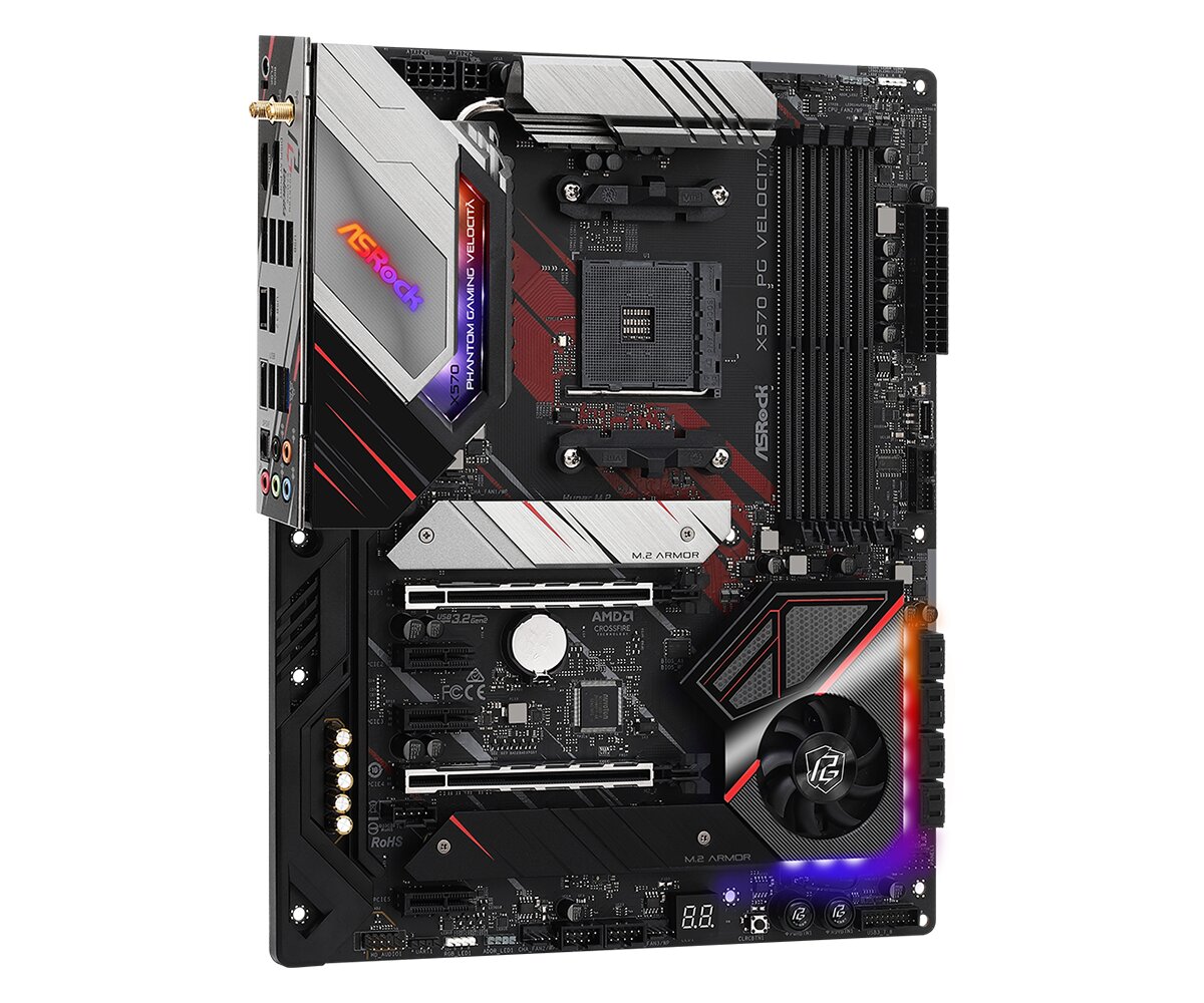 ASRock X570 PG Velocita Mainboard AMD Ryzen Vermeer 02