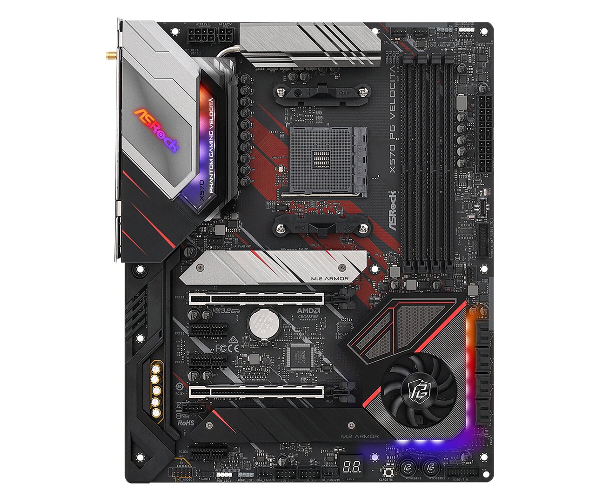 ASRock X570 PG Velocita Mainboard AMD Ryzen Vermeer 03