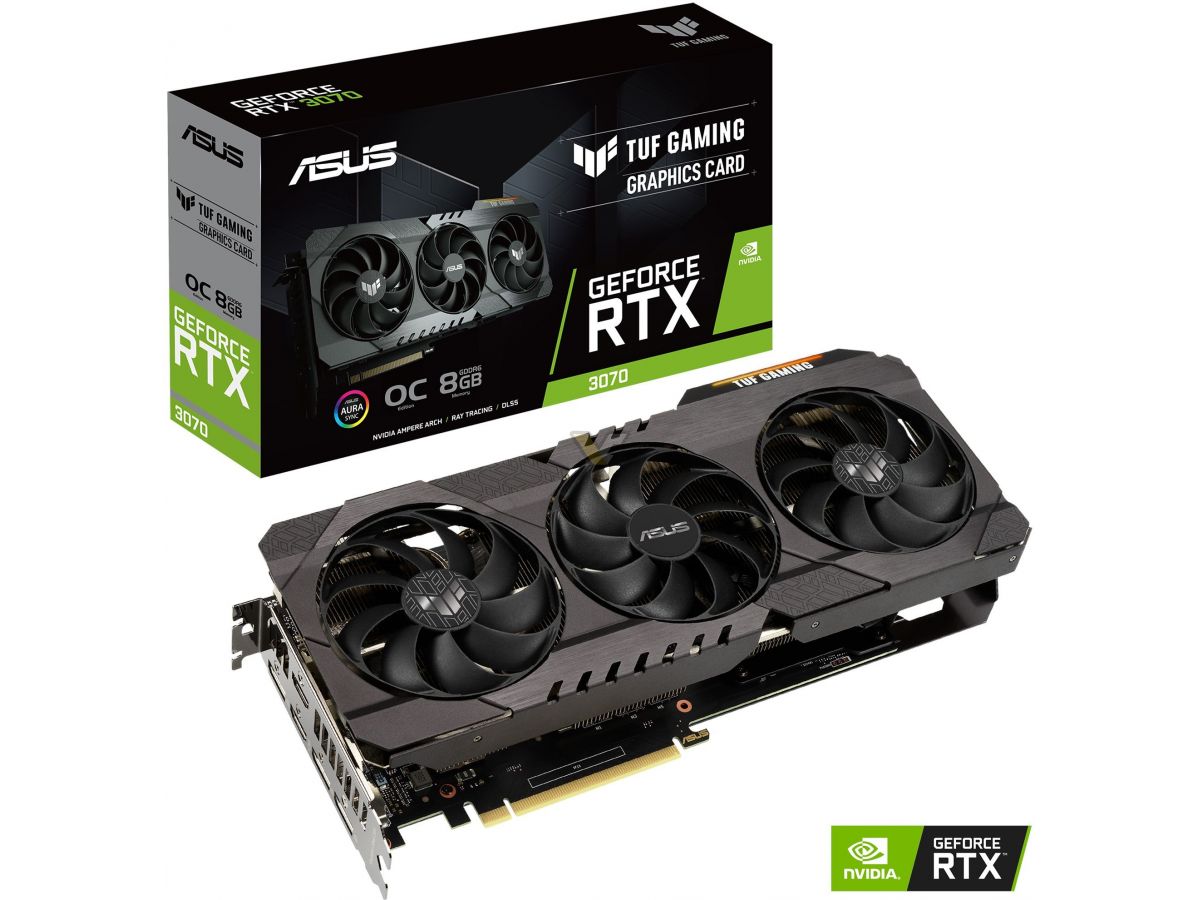 ASUS GeForce RTX 3070 8GB TUF OC TUF RTX3070 O8G GAMING