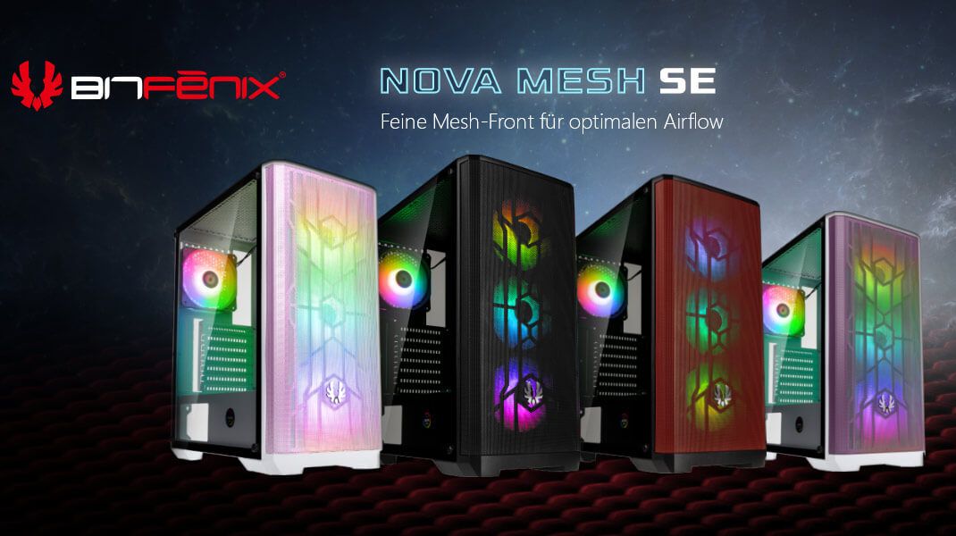 BitFenix Nova Mesh SE Midi Gehaeuse