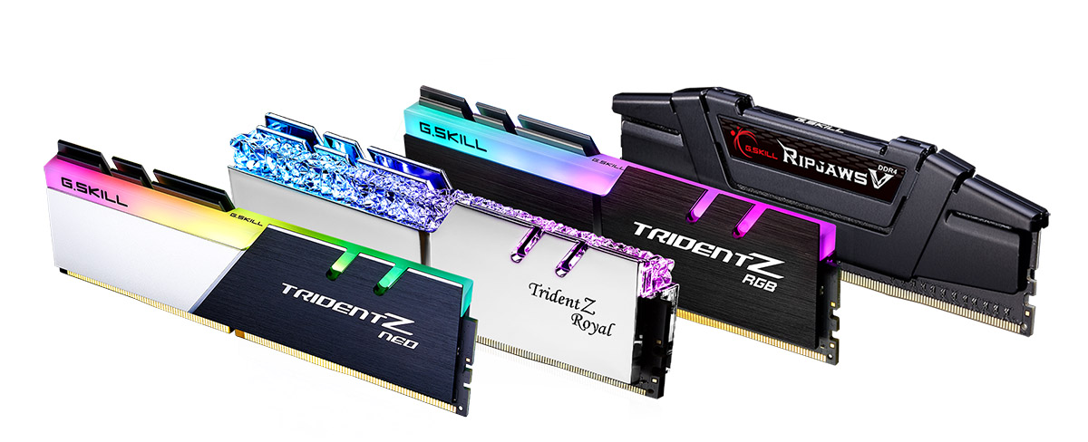 Gskill Trident Z Neo Trident Z Royal Trident Z RGB Ripjaws V