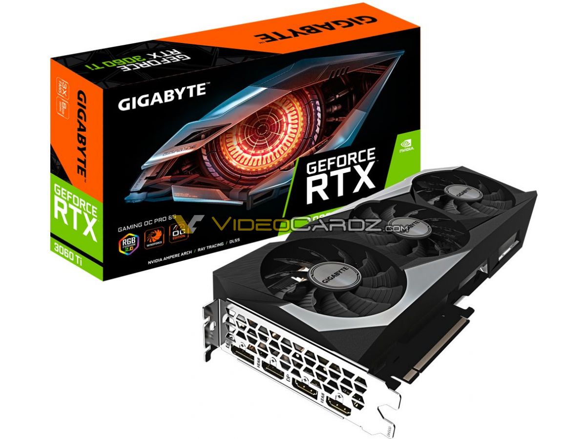 GIGABYTE GeForce RTX 3060 Ti 8GB GAMING OC PRO GV N306TGAMINGOC PRO 8GD1