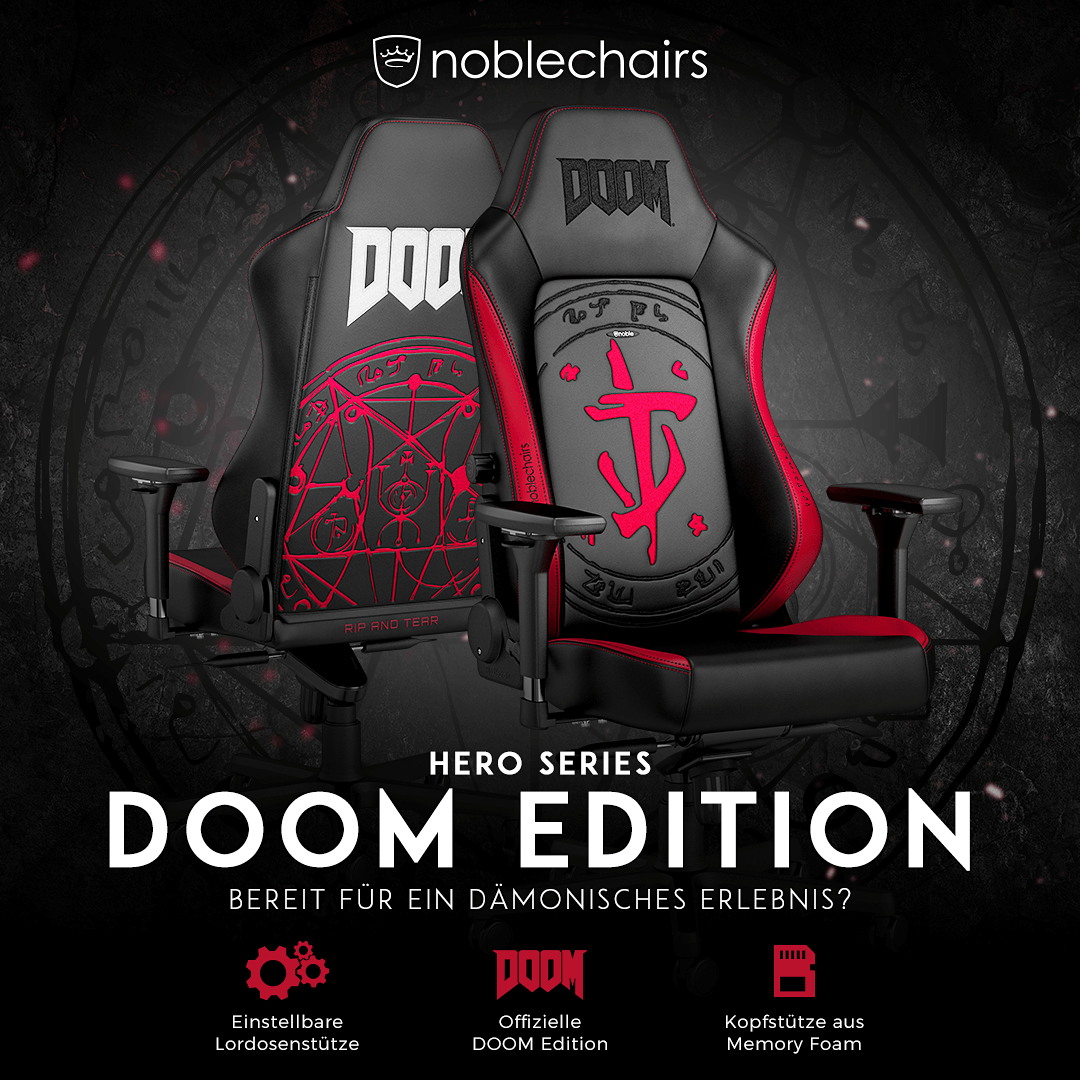 noblechairs HERO Series DOOM Edition 1