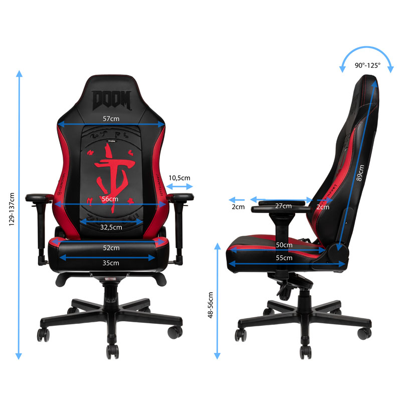 noblechairs HERO Series DOOM Edition 3