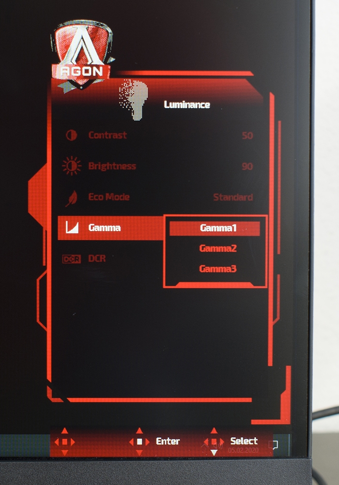 AOC Agon AG273QCX OSD 31