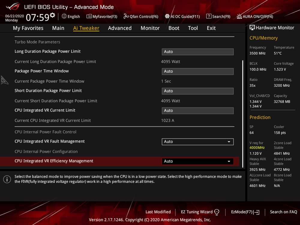 ASUS ROG Strix X299 E Gaming II Bios 14