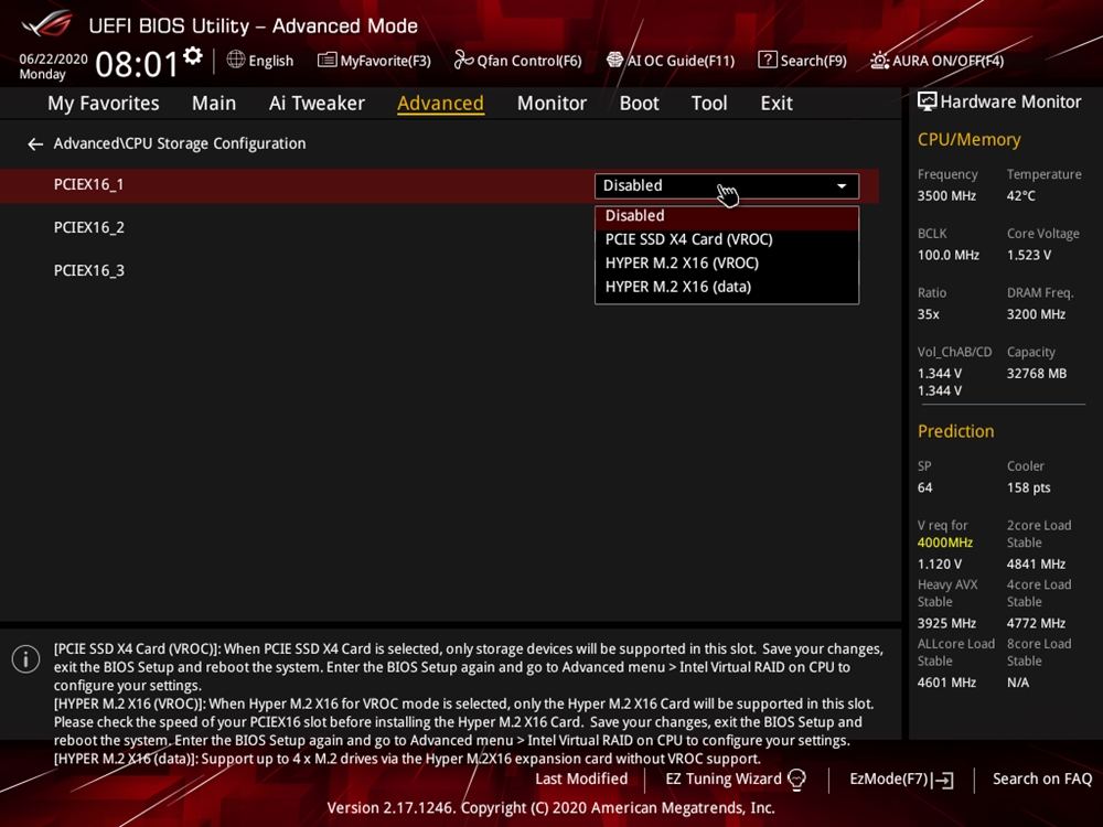 ASUS ROG Strix X299 E Gaming II Bios 28
