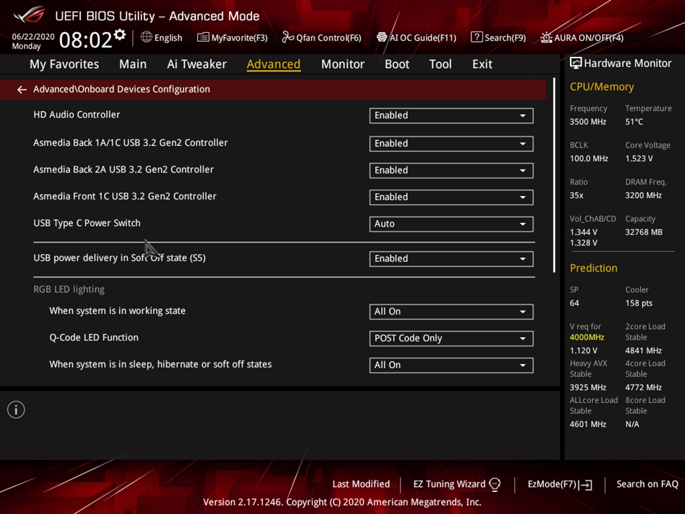 ASUS ROG Strix X299 E Gaming II Bios 29