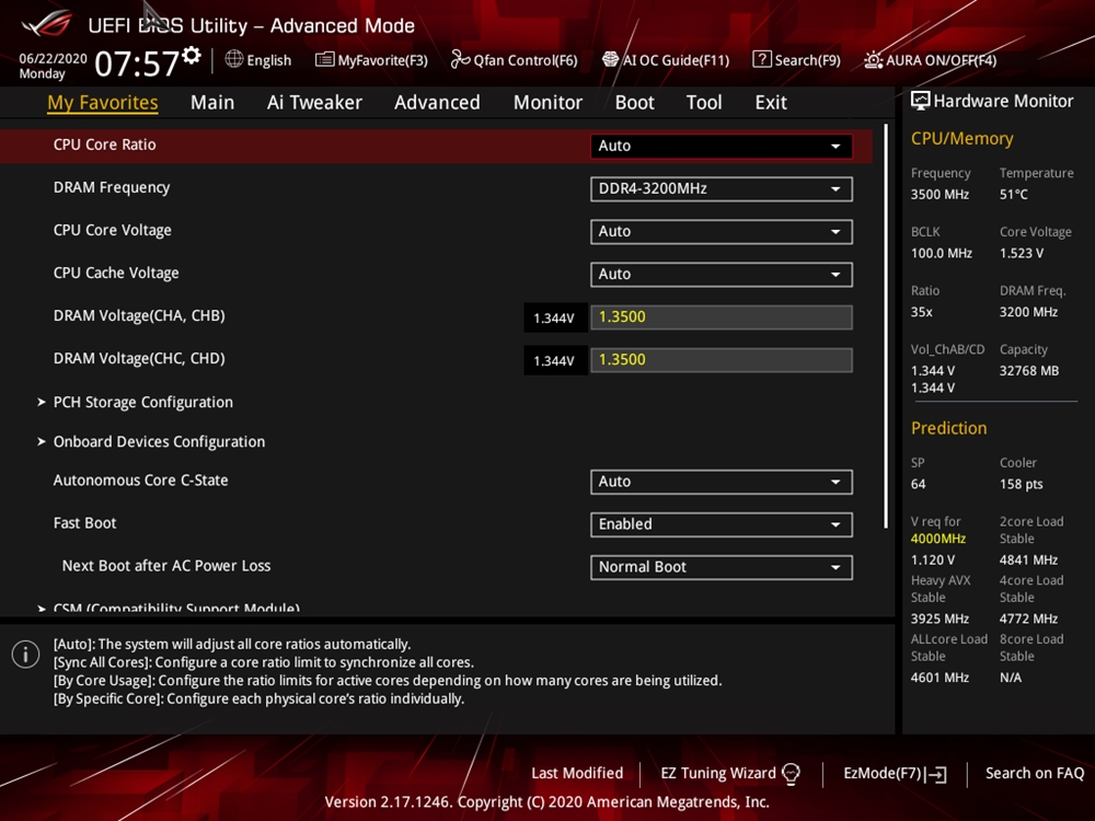 ASUS ROG Strix X299 E Gaming II Bios 4