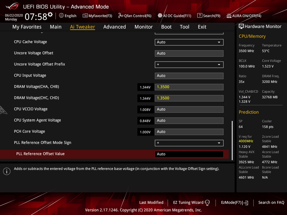 ASUS ROG Strix X299 E Gaming II Bios 9