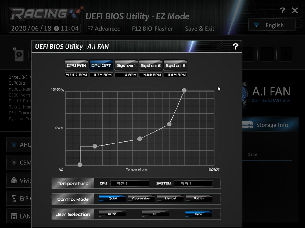 Biostar Racing Z490GTA Evo Bios 5