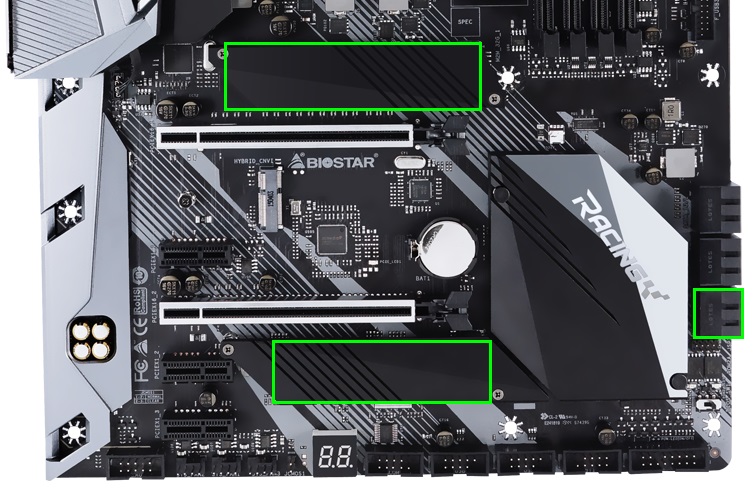 Biostar Rcing Z490GTA Evo Anbindung