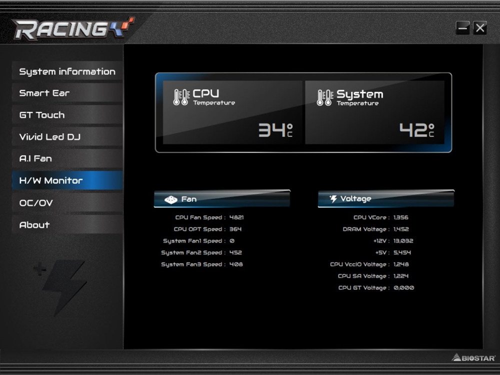 Biostar Racing Z490GTA Evo Racing GT Evo 7
