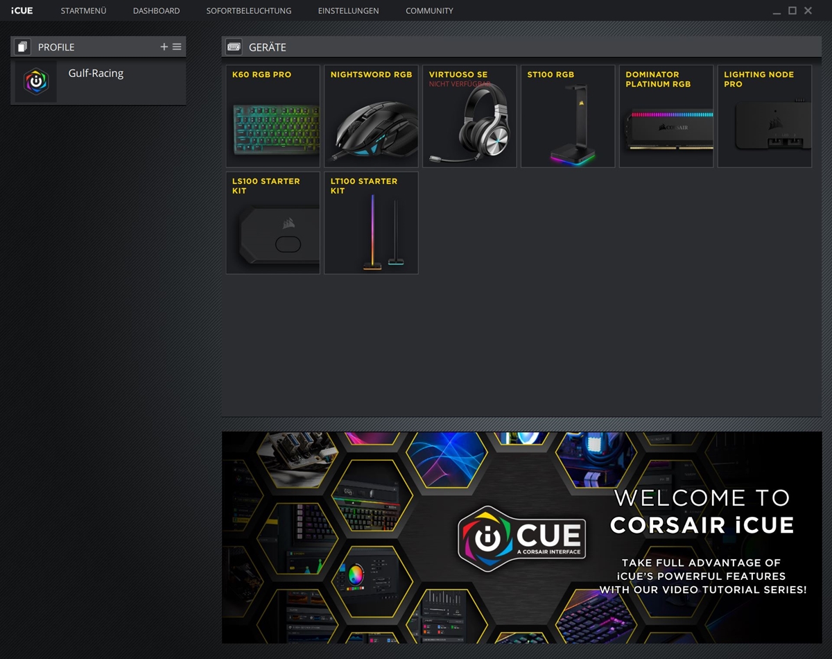 Corsair K60 RGB Pro ICUE 1