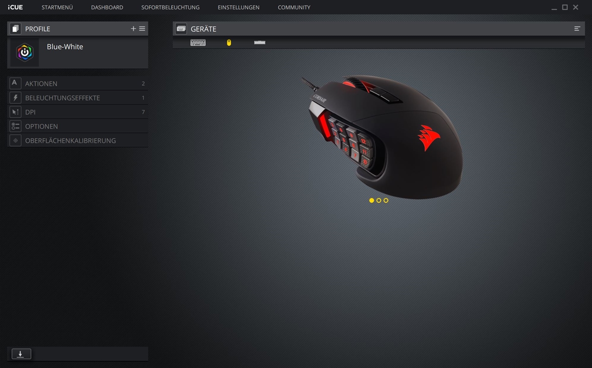 Corsair Scimitar RGB Elite ICUE 2