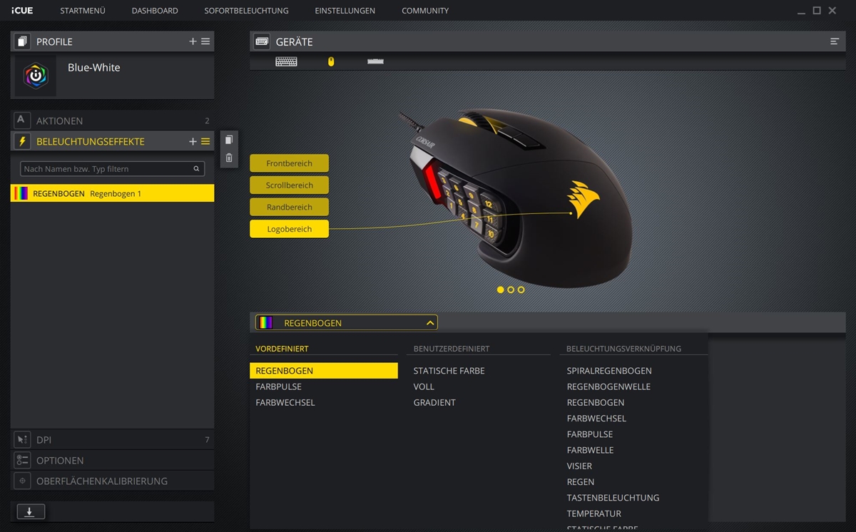 Corsair Scimitar RGB Elite ICUE 6