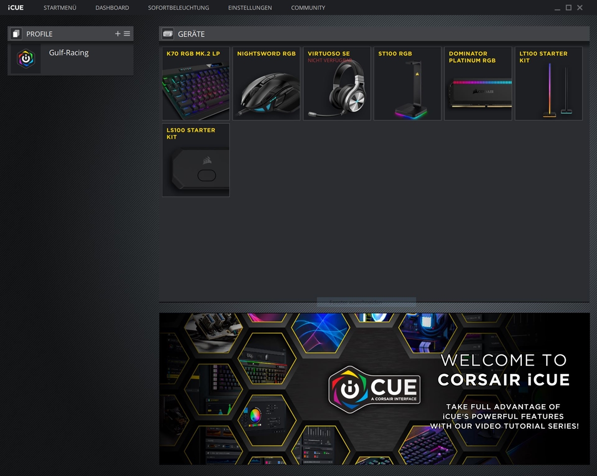 Corsair ICUE LT100 Smart Lightning Towers ICUE 1