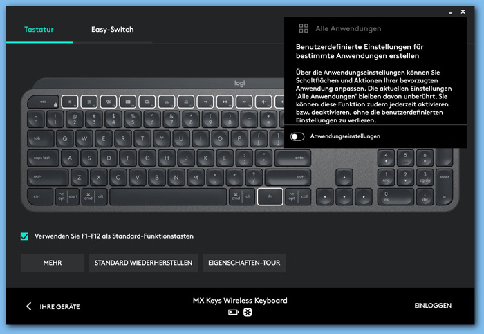 Logitech MX Keys Screens 3