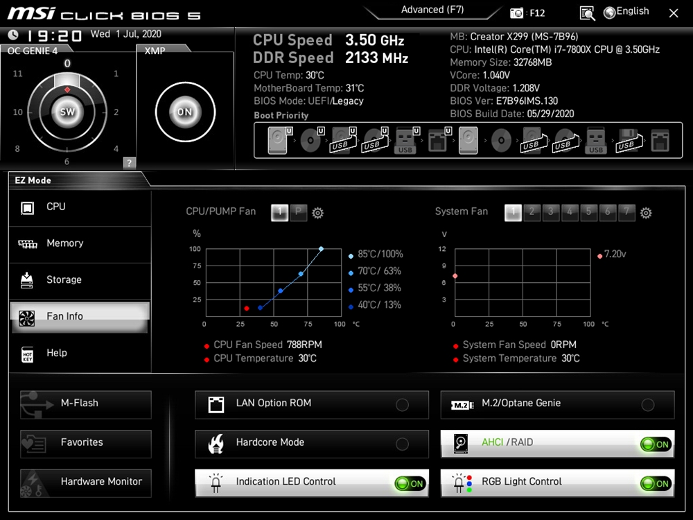 MSI Creator X299 Bios 4
