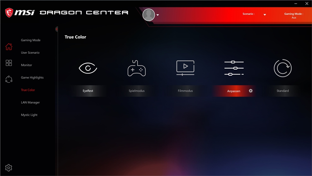 MSI MAG B550 Tomahawk Dragon Center 8