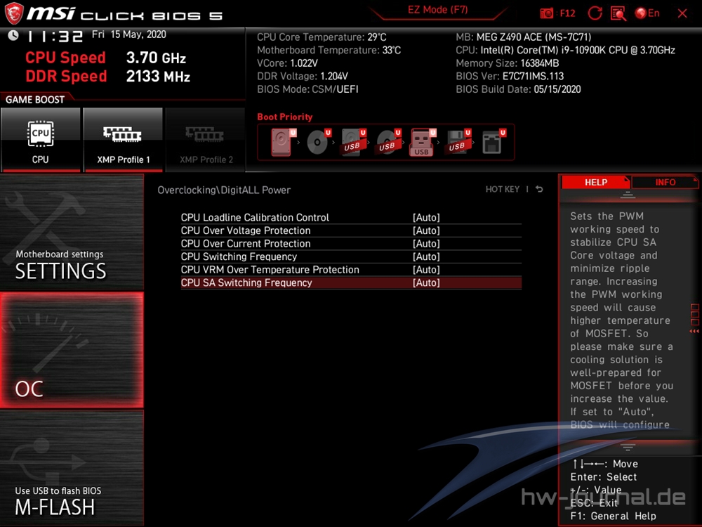 MSI MEG Z490 ACE Bios 30