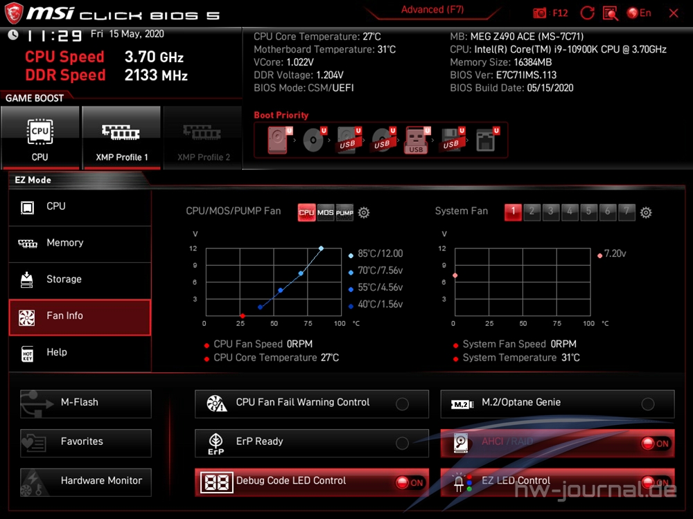 MSI MEG Z490 ACE Bios 4