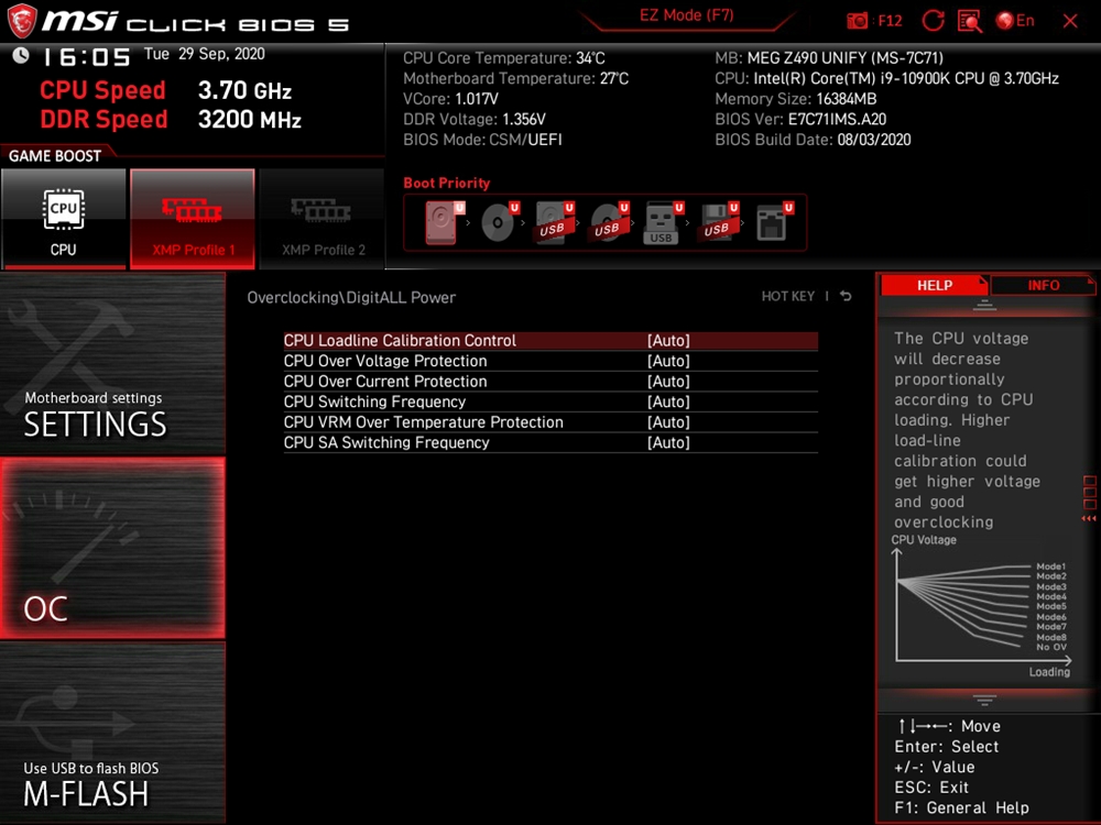 MSI MEG Z490 Unify BIOS 27