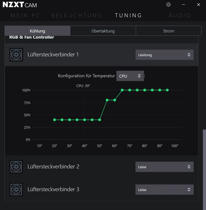 Test NZXT RGB & Fan Controller Results from 1