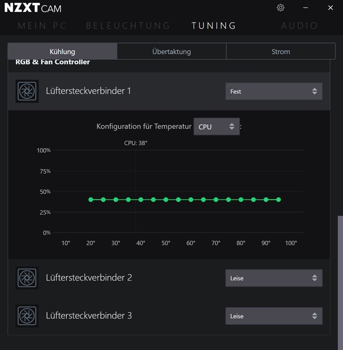 NZXT RGB Fan Controller CAM 4 19