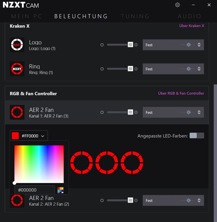 NZXT RGB Fan Controller CAM 4 8