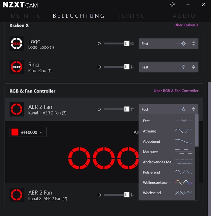 NZXT RGB Fan Controller CAM 4 9