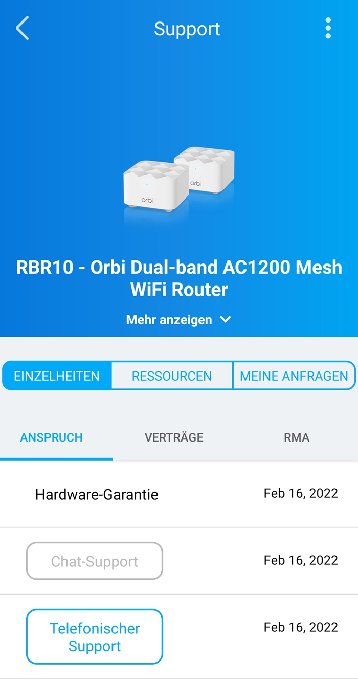 Netgear Orbi RBK13 App 20