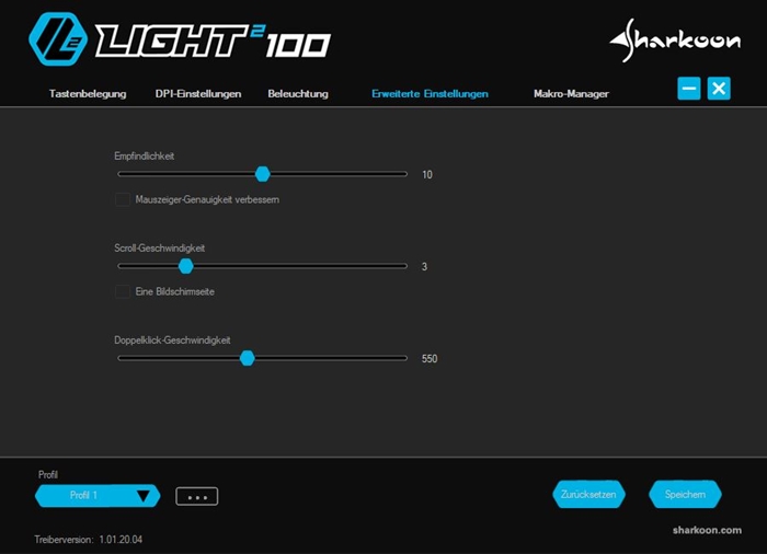 Sharkoon Light2 100 Software4
