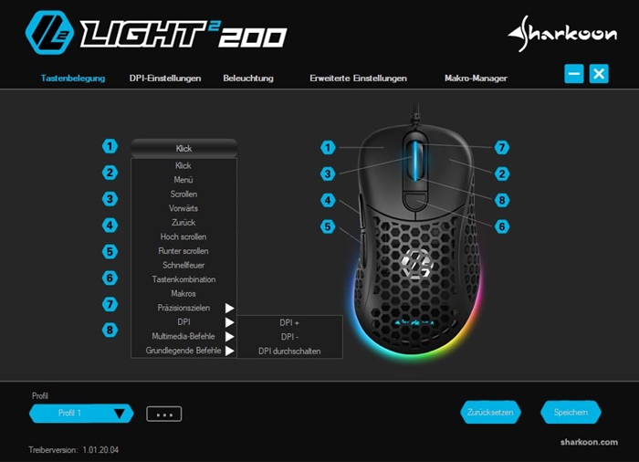 Sharkoon Light2 200 Software 4