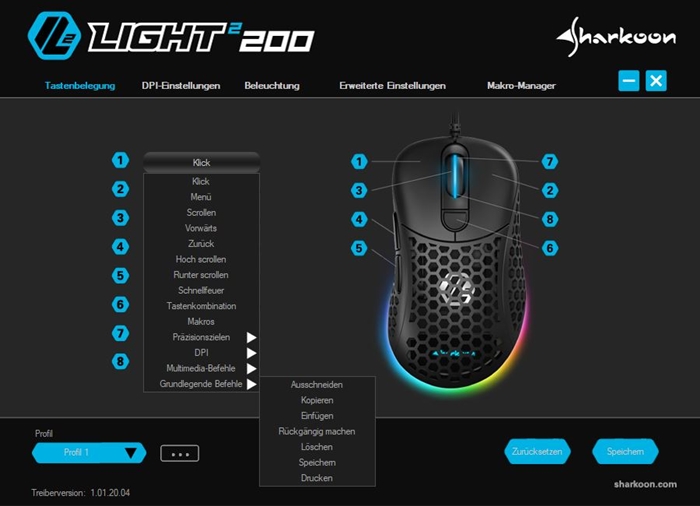 Sharkoon Light2 200 Software 6