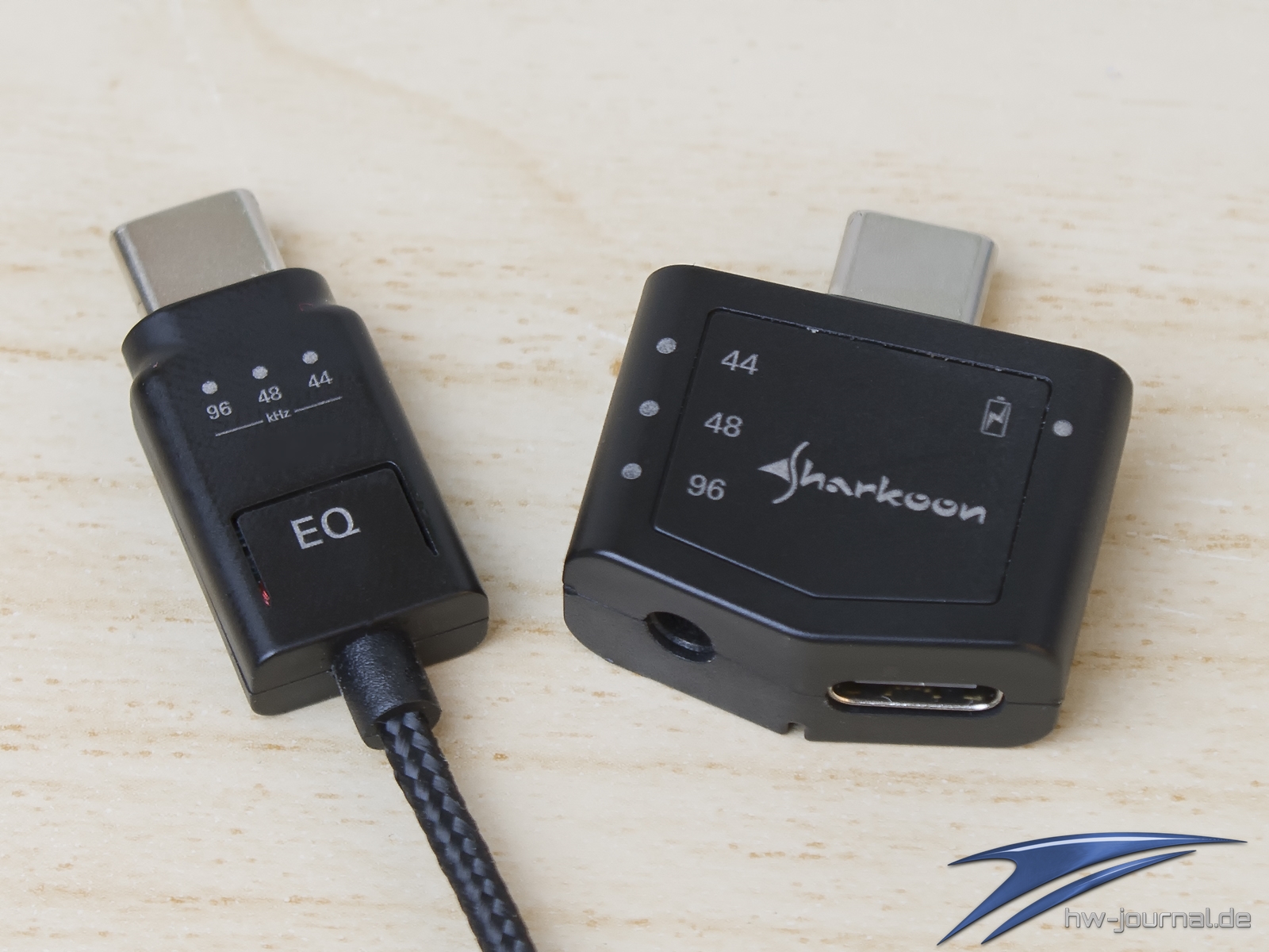 Externe USB Type C Soundkarte inkl Ladefunktion Sharkoon Mobile DAC PD