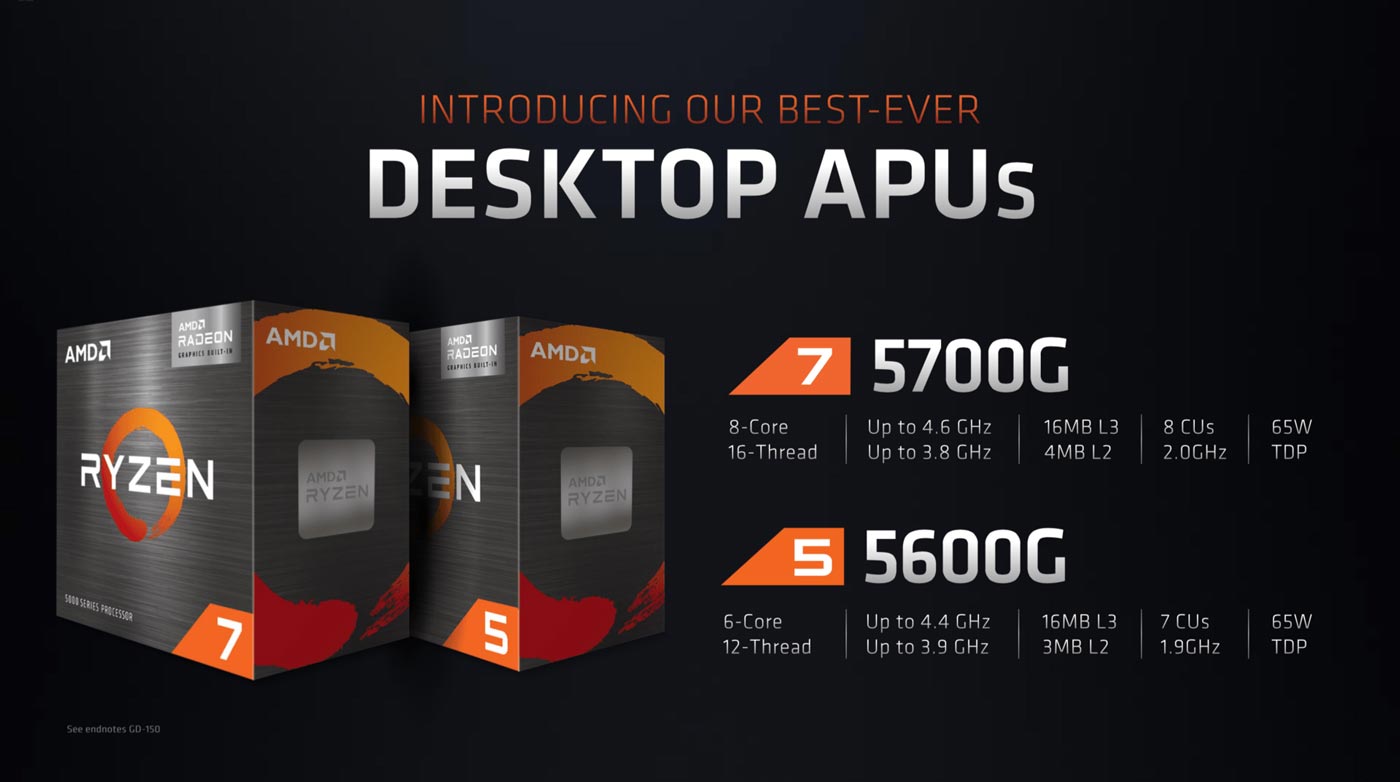 AMD Ryzen 5700G Cezenne Overview APU 01