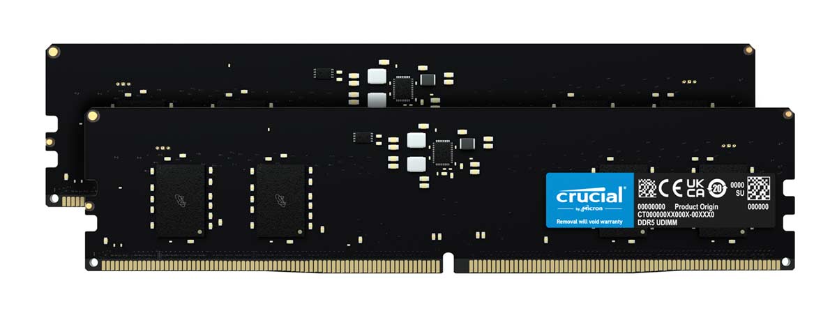 Crucial DDR5 UDIMM 8GB Kit 2 Image