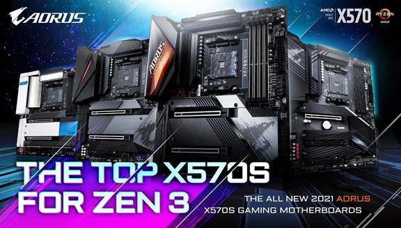 Gigabyte X570S Mainboards