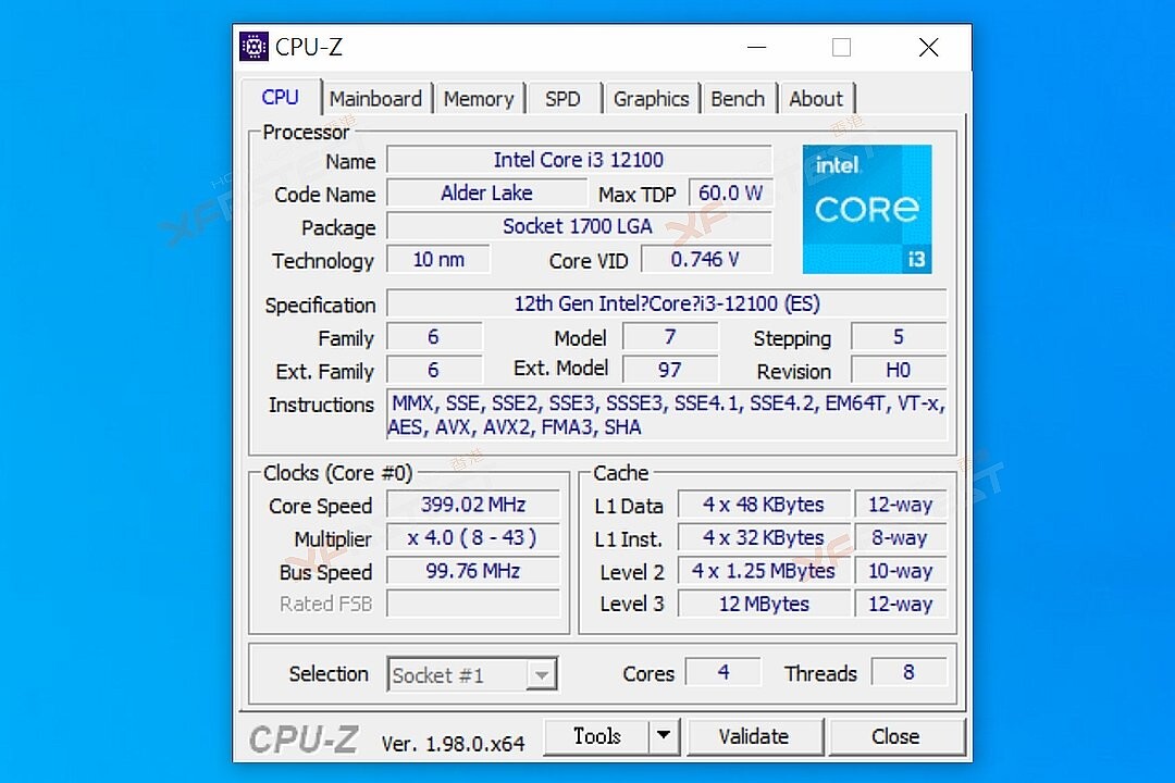 Intel Core i3 12100 1